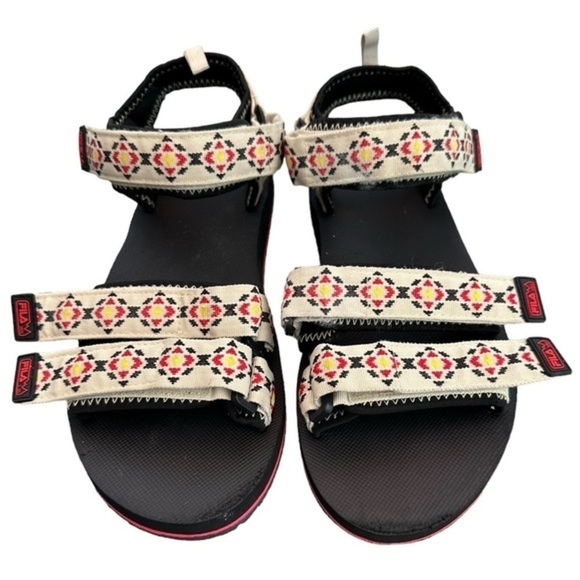 FILA DRIFTERS TS STRAP SOUTHWEST DESIGN SANDALS SIZE 10 - Picture 1 of 11